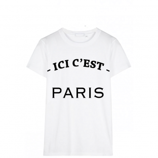 T-Shirt Homme Paris 100% Coton