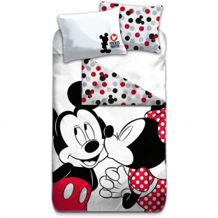 Parure de lit Minnie et Mickey